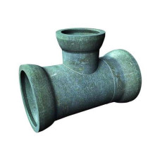 Тройник чугун ВЧШГ Тайтон ТР Ду 200 раструбный ТУ 1468-041-50254094-2001 с ЦПП с наружным цинковым и лаковым покрытием
