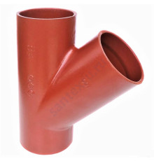 Тройник чугун SML Ду 125х125х45гр б/растр FP PREIS 10035