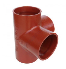 Крестовина чугун SML Ду 100х100х100х90гр 2-х плоскостная б/растр