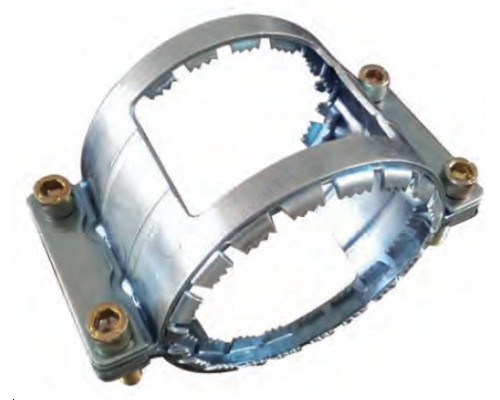 Хомут сталь SML Kombi Kralle Ду 100 усиливающий