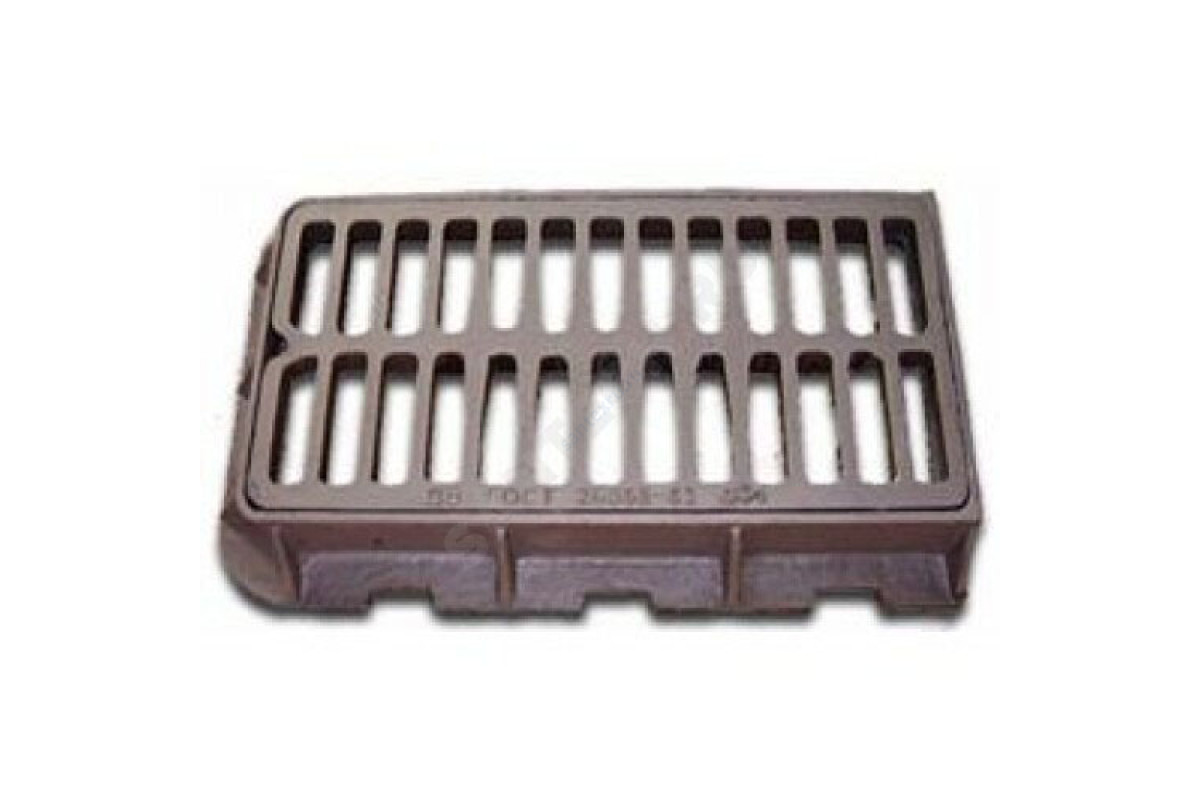 Дождеприемник чугун ДБ1 (большой) прямоугольный (В125) m=107кг h=120мм исполнение 1 ГОСТ 3634-99 Кронтиф