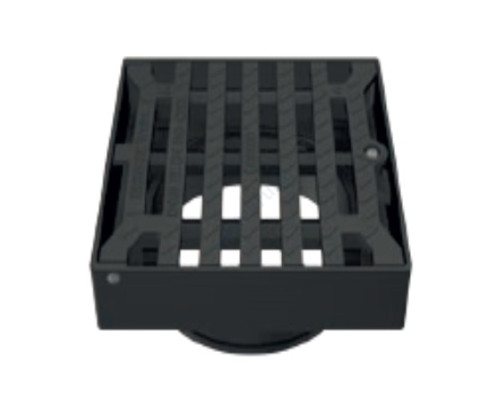 Дождеприемник чугун B400 (500x500) для телескопического адаптера Ду 315 Wavin 22970097