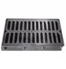 Дождеприемник чугун ДБ1 (большой) прямоугольный (В125) m=117кг h=100мм