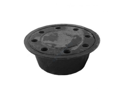 Трап чугун вертикальный круглый с чугунной решеткой Ду 100 ТУ BY 691322780.002-2017 Аквапромлит