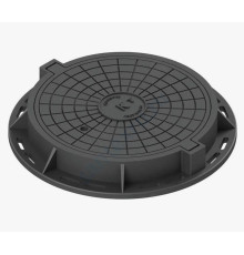 Люк чугун для бетонной горловины круглый B125 Ду 315 Wavin 22970081