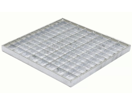 Решетка стальная для дождеприемника ячеистая 300х300мм квадратная h=21мм 125кН SteeStart СТИЛОТ P3030AB 