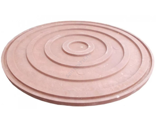 Дно колодца полимер (Дн 1070) круглое h=30мм m=40кг 250кН Сантехкомплект 