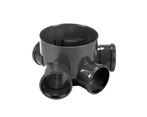 Днище (кинета) колодца (ПП) три входа-один выход 400/200мм тип 400 Ostendorf 634210