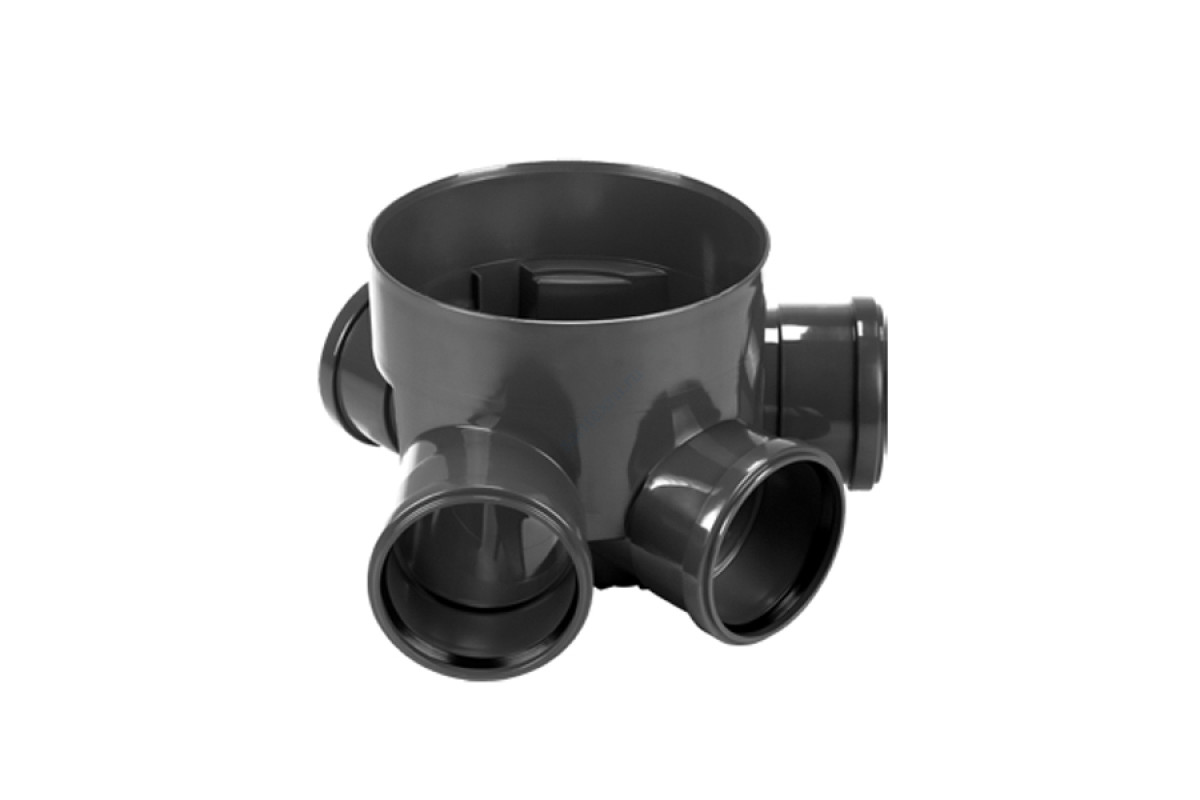 Днище (кинета) колодца (ПП) три входа-один выход 425/160мм тип 425 Ostendorf 635115