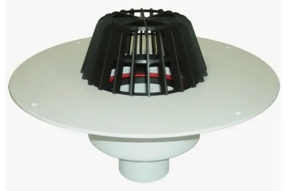 Воронка кровельная HL62P с вертикальным выпуском Дн 160 с листвоуловителем, теплоизоляцией HL HL62P/5 