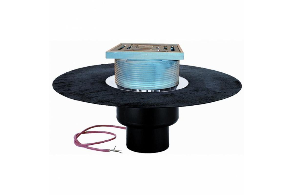 Воронка кровельная PP HL62.1BH с вертикальным выпуском Дн 75 с гидроизоляционным  полотном 500мм HL HL62.1BH/7