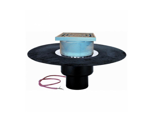 Воронка кровельная PP HL62.1BH с вертикальным выпуском Дн 75 с гидроизоляционным  полотном 500мм HL HL62.1BH/7