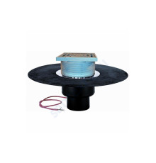 Воронка кровельная PP HL62.1BH с вертикальным выпуском Дн 110 с  гидроизоляционным полотном 500мм HL HL62.1BH/1