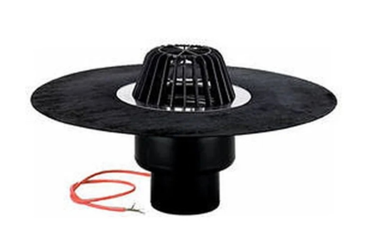 Воронка кровельная PP HL62.1H с вертикальным выпуском Дн 75 с гидроизоляционным полотном 500мм HL HL62.1H/7