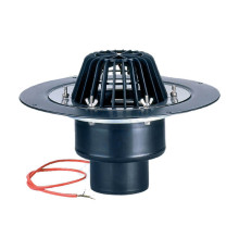 Воронка кровельная PP HL62.1 с вертикальным выпуском Дн 160 с обжимным фланцем HL HL62.1/5