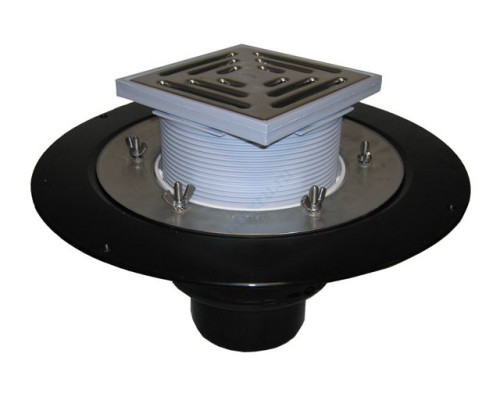 Воронка кровельная PP HL62B с вертикальным выпуском Дн 160 с трапом, теплоизоляцией, обжимным фланцем HL HL62B/5