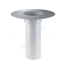 Элемент надставной Дн 125 с уплотнительным резиновым кольцом, высотой 345мм