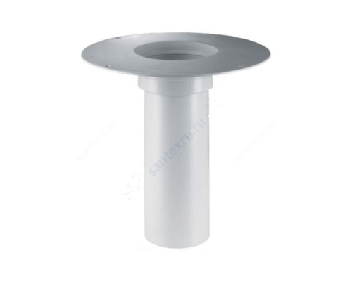 Элемент надставной Дн 125 с уплотнительным резиновым кольцом, высотой 345мм