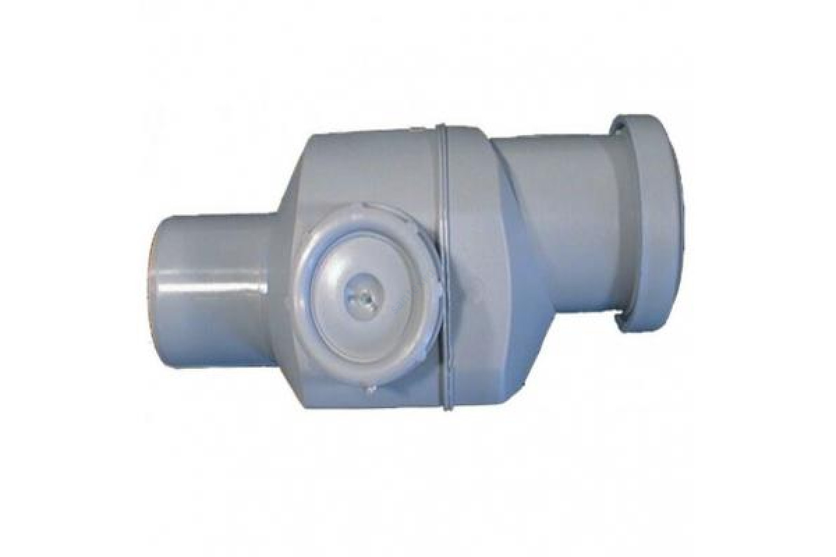 Клапан серый PP-H обратный канализационный Дн 50 б/нап в/к HL 4