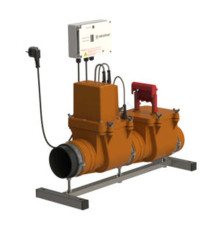 Затвор PP-H канализационный Дн 110 с электроприводом Татполимер ТП-85.100-КЗЭ