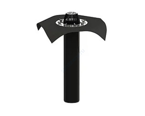 Воронка кровельная с вертикальным выпуском Дн 110 c листвоуловителем, прижимным фланцем из нержавеющей стали Татполимер ТП-01.100/6/В 