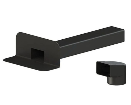 Воронка парапетная с угловым отводом D=100 65x100мм Татполимер ТП-01.П.ПП 