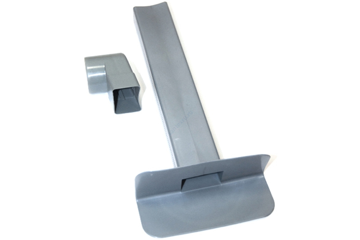 Воронка парапетная с угловым отводом D=100 65x100мм Татполимер ТП-01.П.ПВХ 