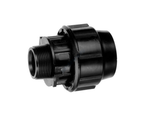 Муфта компрессионная ПЭ НР Дн 63х1 1/2" напорная 1063112