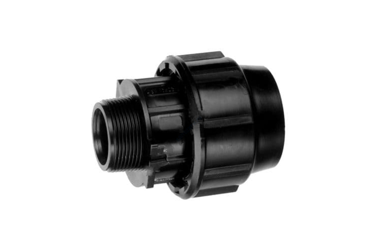 Муфта компрессионная ПЭ НР Дн 90х3" напорная 1090003