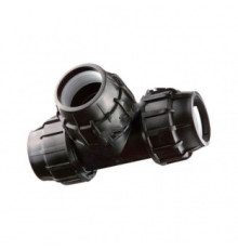 Тройник компрессионный ПЭ переходной Дн 63х32 напорный 1132915