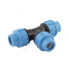 Тройник компрессионный ПЭ Дн 20 Ру12,5 напорный Джилекс 9320