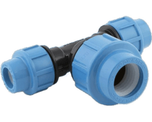 Тройник компрессионный ПЭ переходной Дн 20х32 Ру12,5 напорный Джилекс 9340