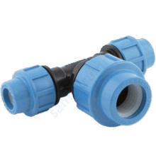 Тройник компрессионный ПЭ переходной Дн 32х20 Ру12,5 напорный Джилекс 9355