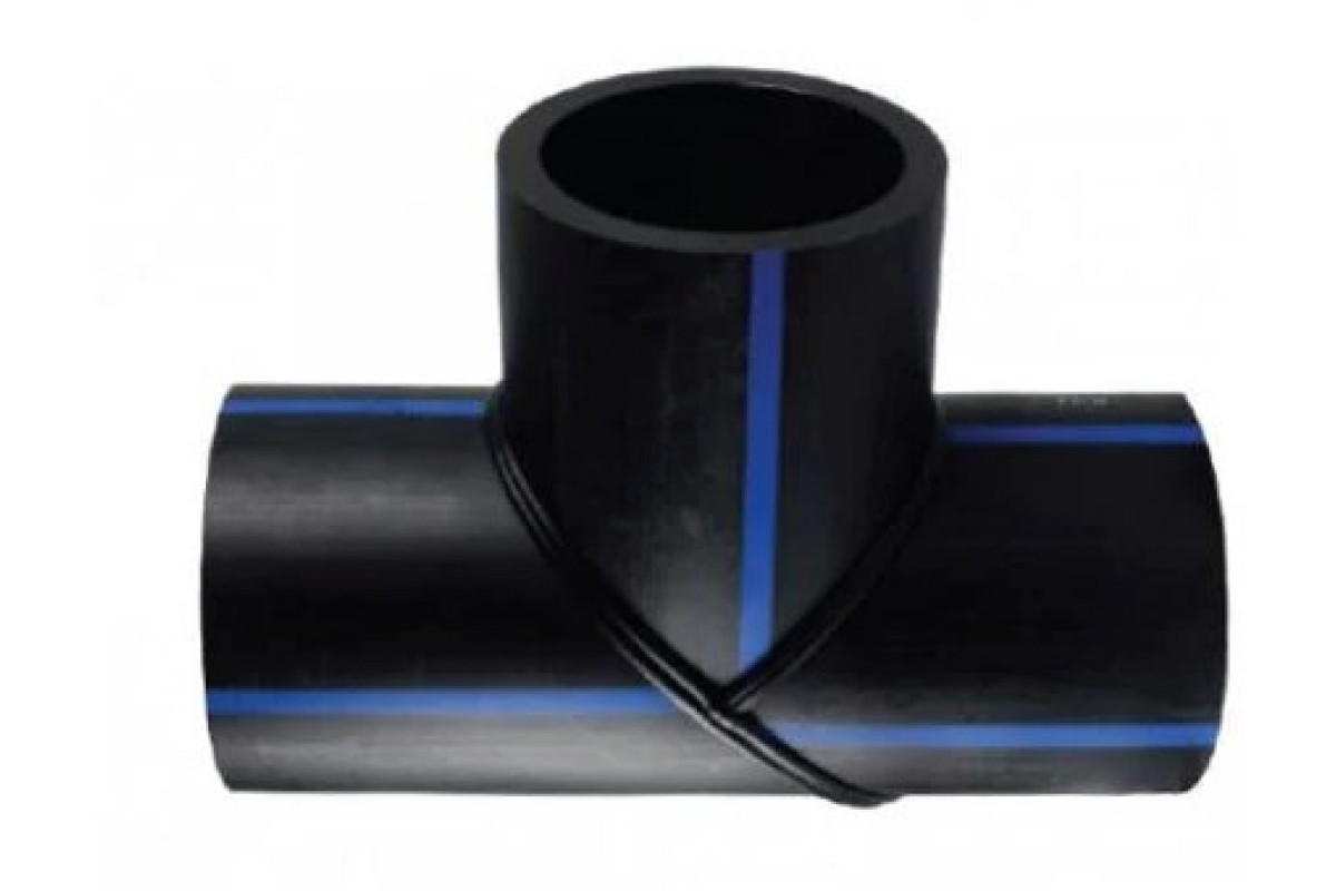 Тройник сварной ПЭ100 SDR17 Дн 280х90гр Ру10 напорный Ростпроект