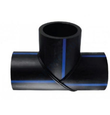 Тройник сварной ПЭ100 SDR17 Дн 280х90гр Ру10 напорный Ростпроект