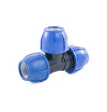 Тройник компрессионный ПЭ Дн 90 Ру16 напорный RTP (РосТурПласт) 17382