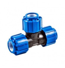 Тройник компрессионный ПЭ Дн 32 напорный ТПК-АКВА 50050032