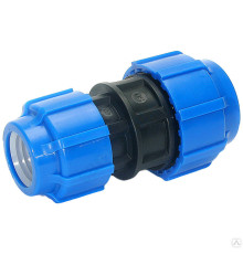 Муфта компрессионная ПЭ Дн 20 Ру16 напорная VALFEX 121001121020