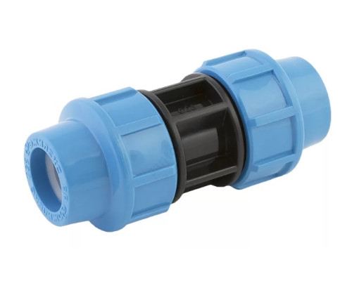 Муфта компрессионная ПЭ Дн 20 Ру12,5 напорная Джилекс 9250