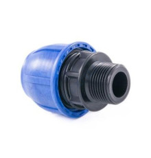 Муфта компрессионная ПЭ НР Дн 25х1/2" Ру16 напорная RTP (РосТурПласт) 11502