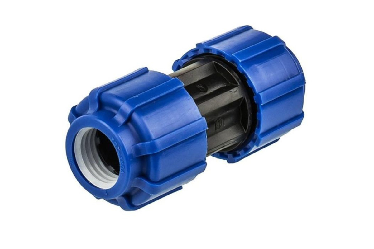 Муфта компрессионная ПЭ Дн 25 напорная ТПК-АКВА 50010025