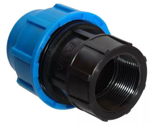 Муфта компрессионная ПЭ ВР Дн 25х1/2" напорная ТПК-АКВА 52002512