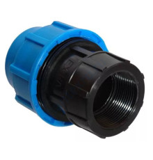 Муфта компрессионная ПЭ ВР Дн 40х3/4" напорная ТПК-АКВА 52004034