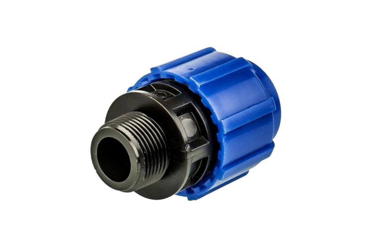 Муфта компрессионная ПЭ НР Дн 25х1/2" напорная ТПК-АКВА 53002512