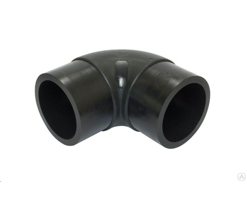 Отвод спигот ПЭ100 SDR17 Дн 90х90гр Ру10 напорный