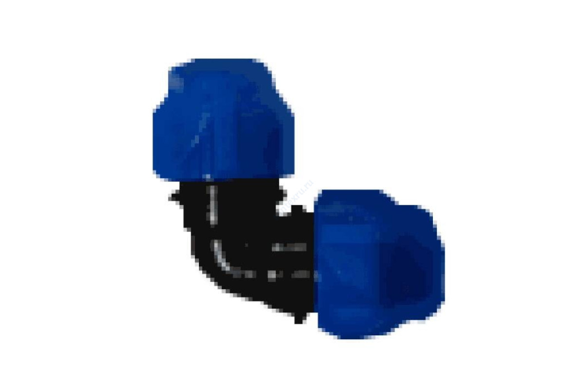 Отвод компрессионный ПЭ Дн 20х90гр напорный VALFEX 121001212020