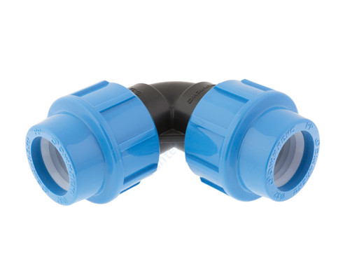 Отвод компрессионный ПЭ Дн 32х90гр напорный Джилекс 9303