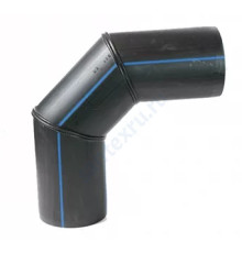 Отвод сварной ПЭ100 SDR17 Дн 355х90гр Ру10 напорный Ростпроект 