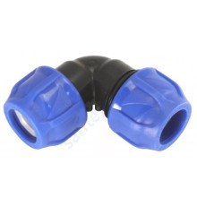 Отвод компрессионный ПЭ Дн 32х90гр Ру16 напорный RTP (РосТурПласт) 11529