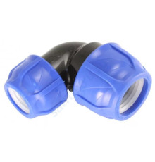 Отвод компрессионный ПЭ переходной Дн 25х20х90гр Ру16 напорный RTP (РосТурПласт) 11532